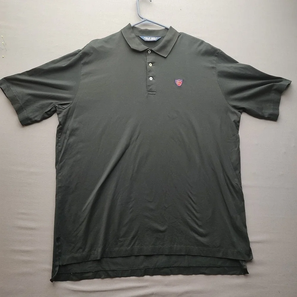 Ralph‎ Lauren Men's Black Golf Polo Pullover Shirt Short Sleeve Extra Large